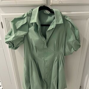 Jonathan simkai popular Cleo dress in mint green